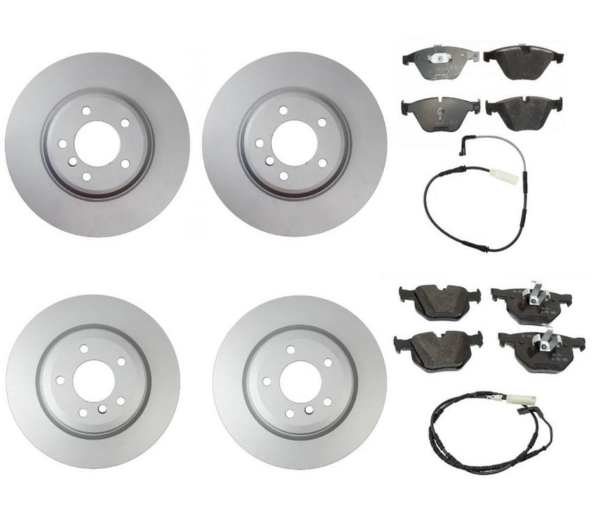 BMW Brake Kit - Pads and Rotors Front &  Rear (348mm/336mm)